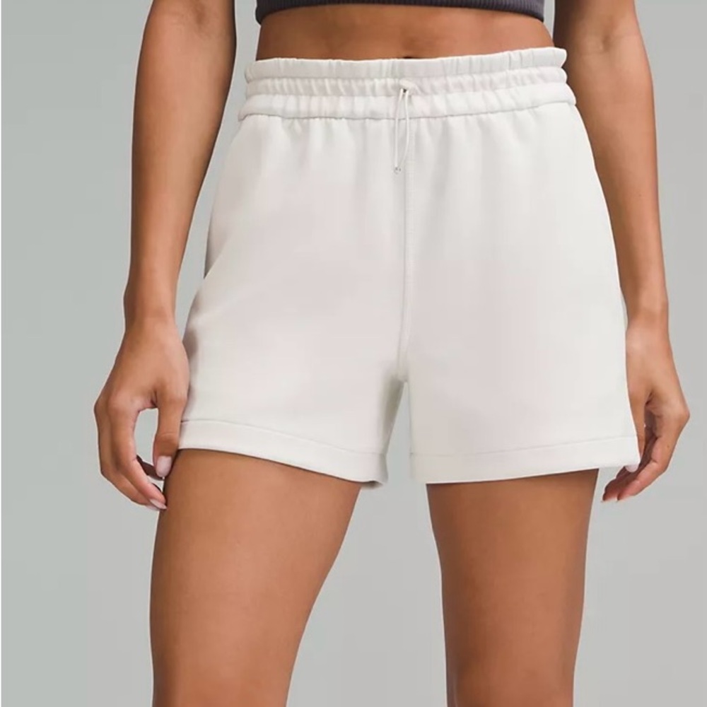 lululemon athletica High Waist Cream Shorts